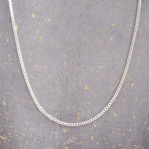 Dainty Sterling Silver Chain Necklace
