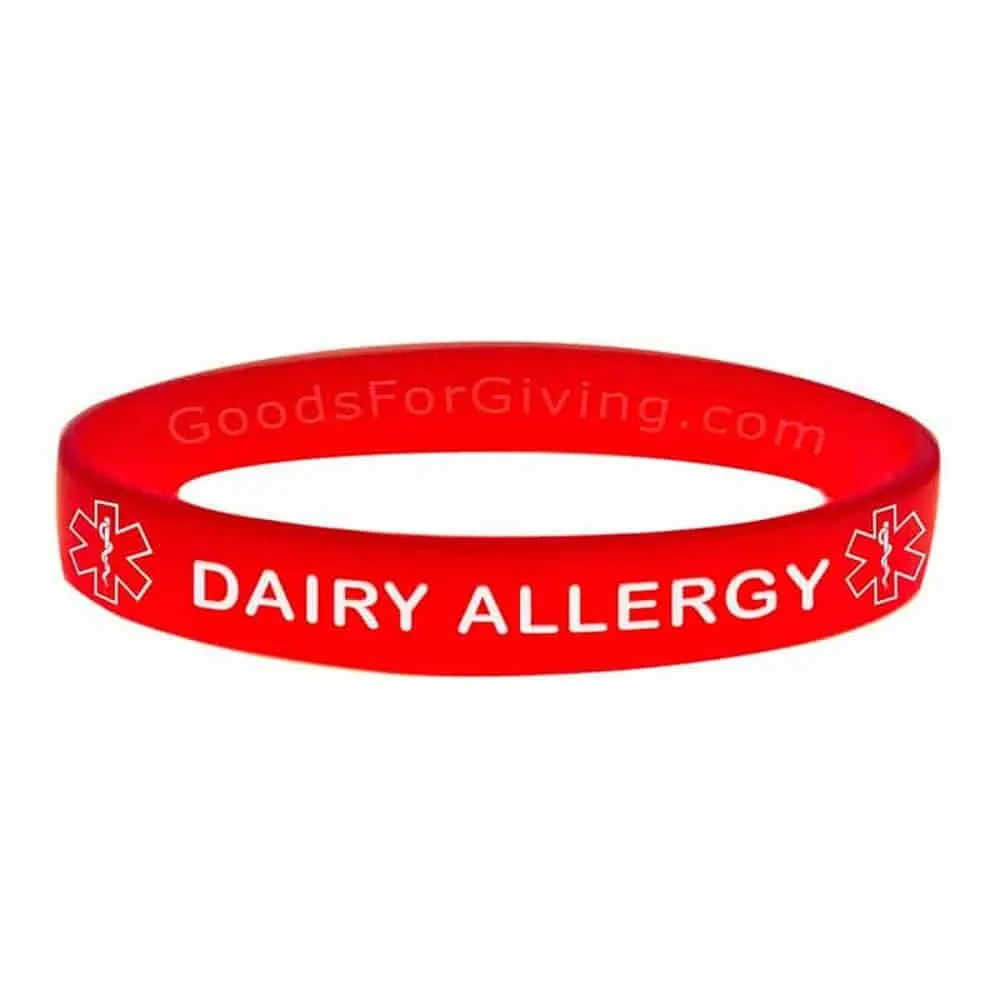 Dairy Allergy Bracelet,5pcs/set size:(22cm)