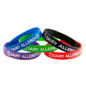 Dairy Allergy Bracelet,5pcs/set size:(22cm)