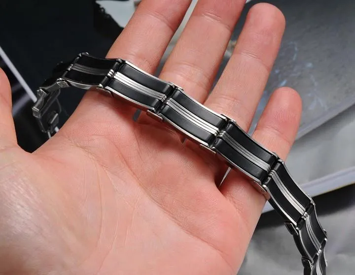 Dark Maze Stainless Steel Men's Bracelet