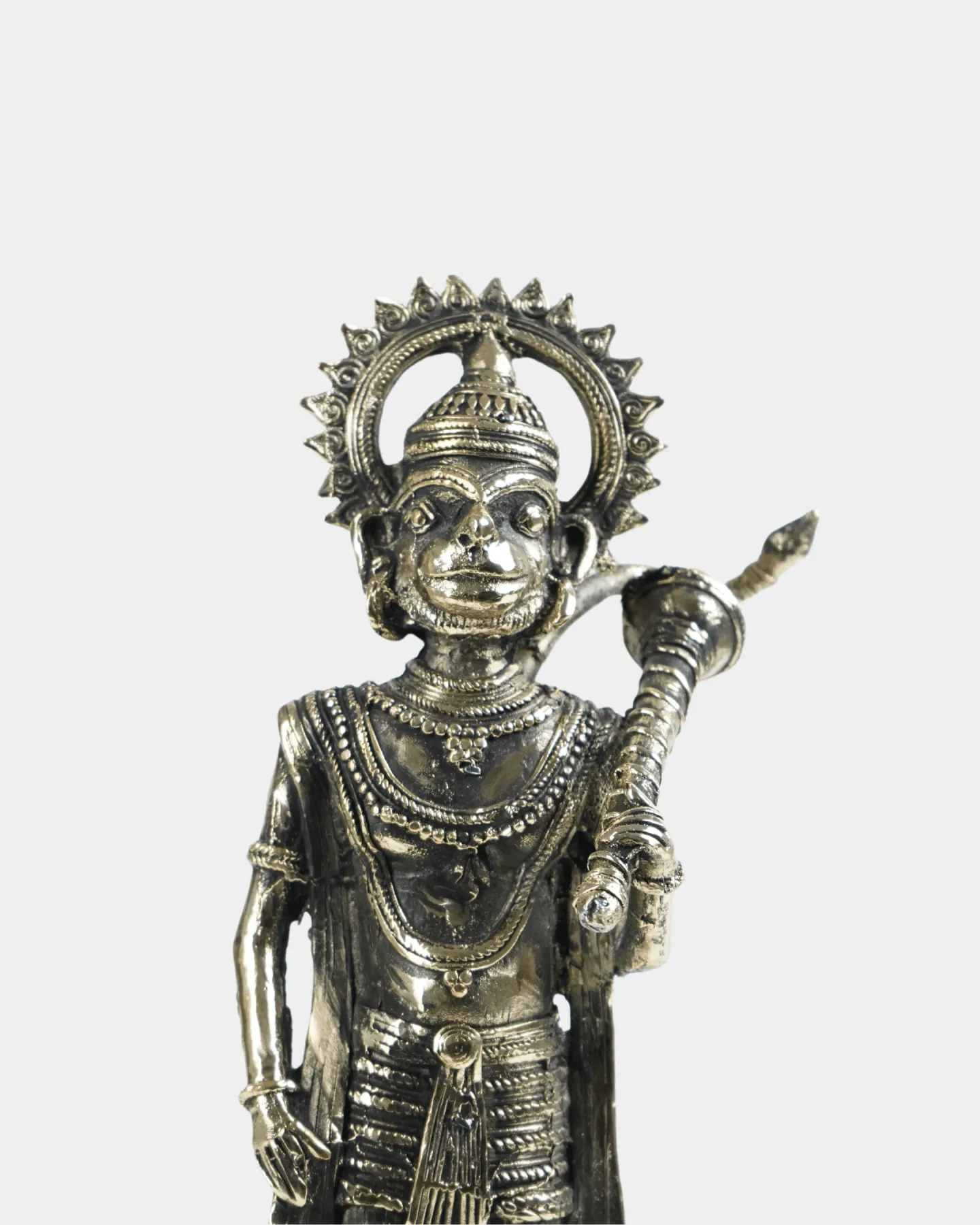 Dhokra Hanuman Brass Statue