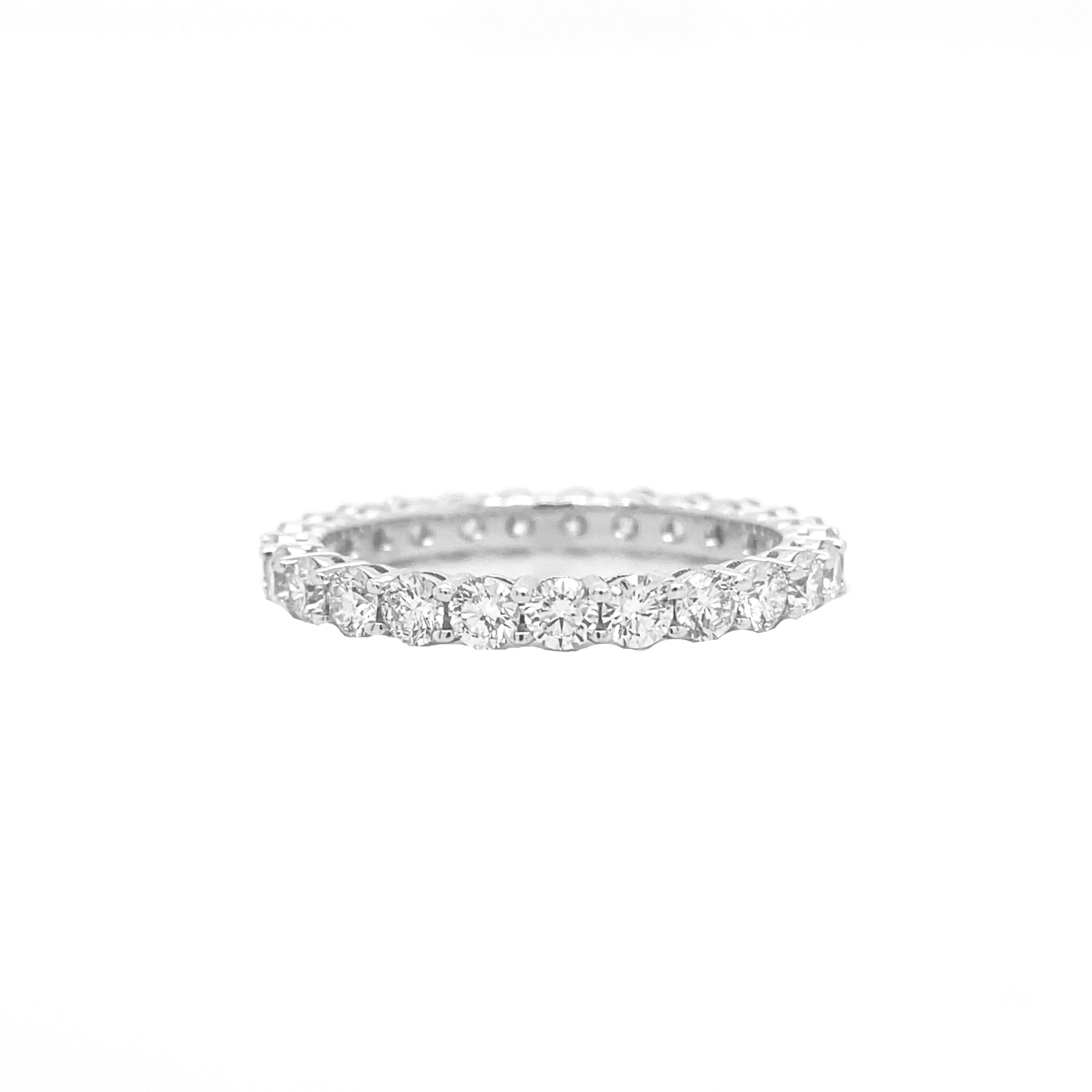 Diamond Eternity Ring White Gold R063