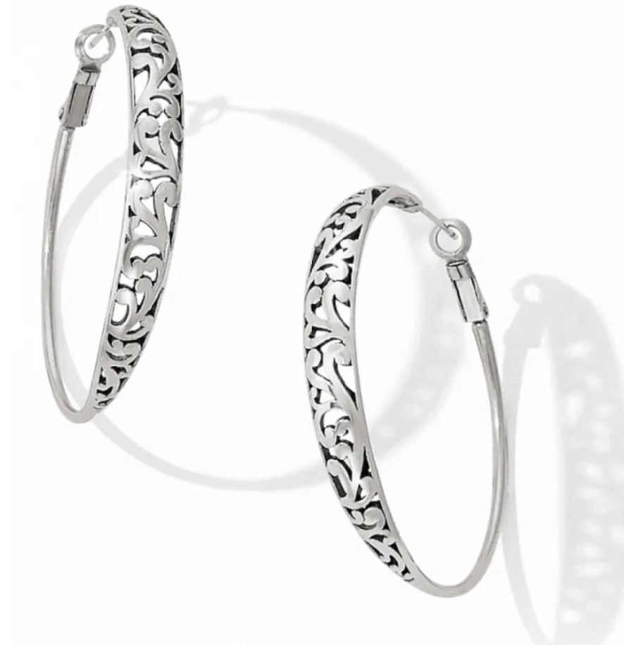Elora Leverback Hoop Earrings