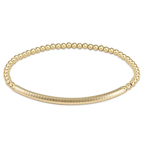 ENewton Extends Bliss Bar Textured 3mm Bracelet