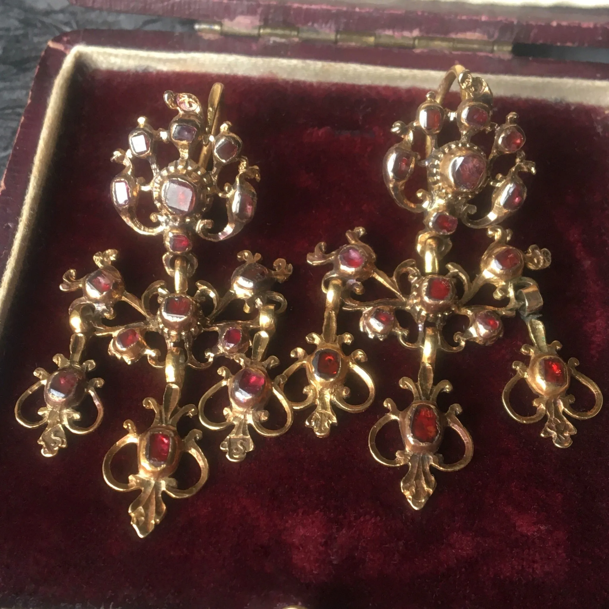 Exquisite Georgian Girandole Earrings