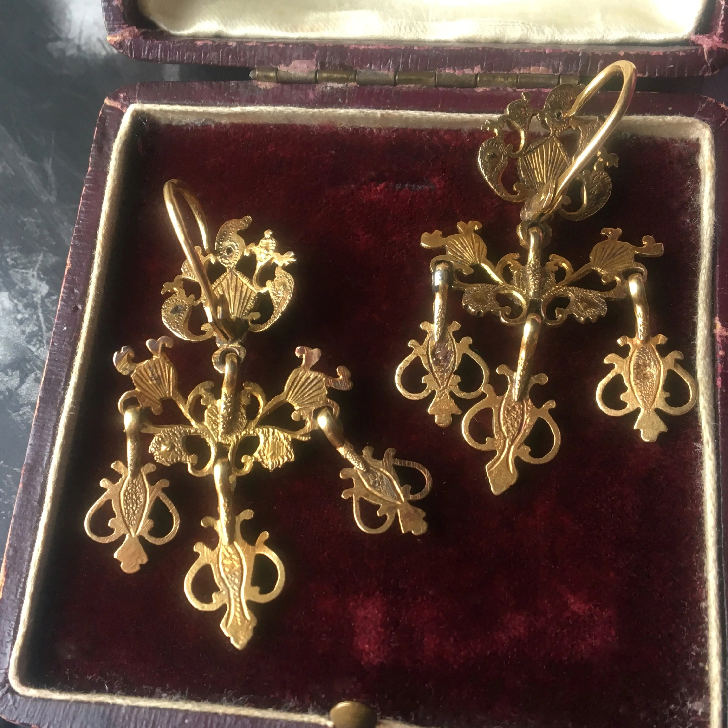 Exquisite Georgian Girandole Earrings