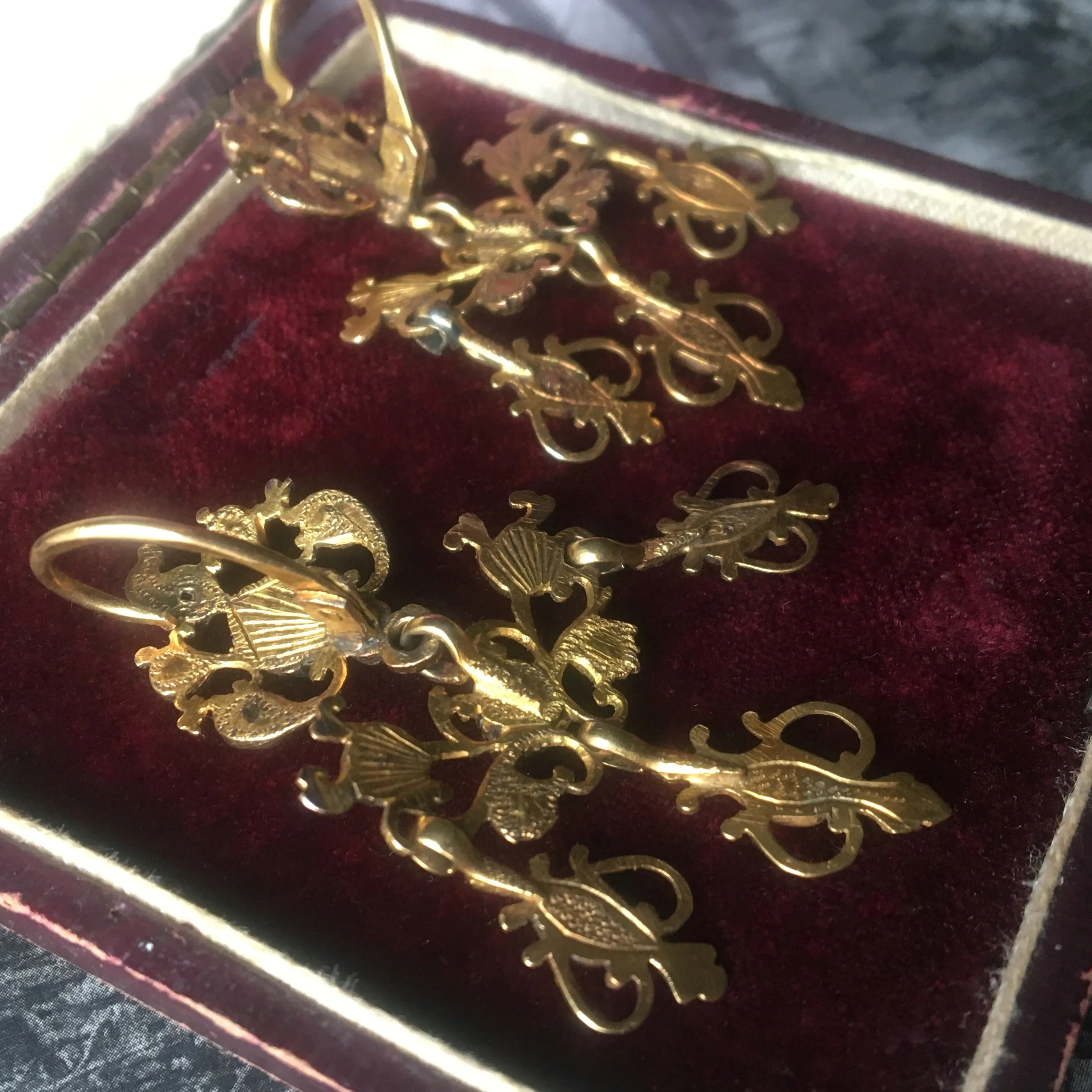 Exquisite Georgian Girandole Earrings