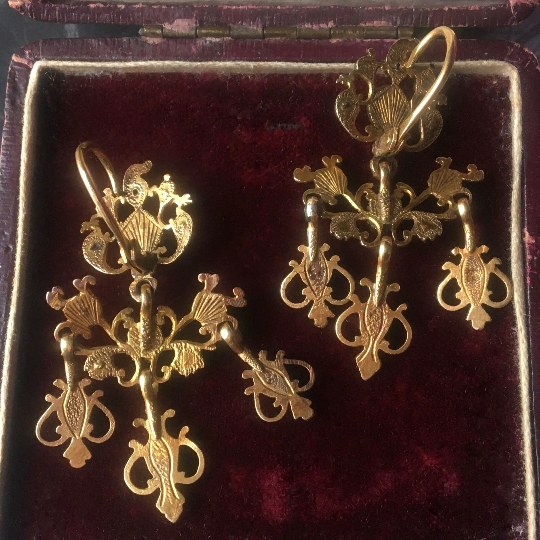 Exquisite Georgian Girandole Earrings