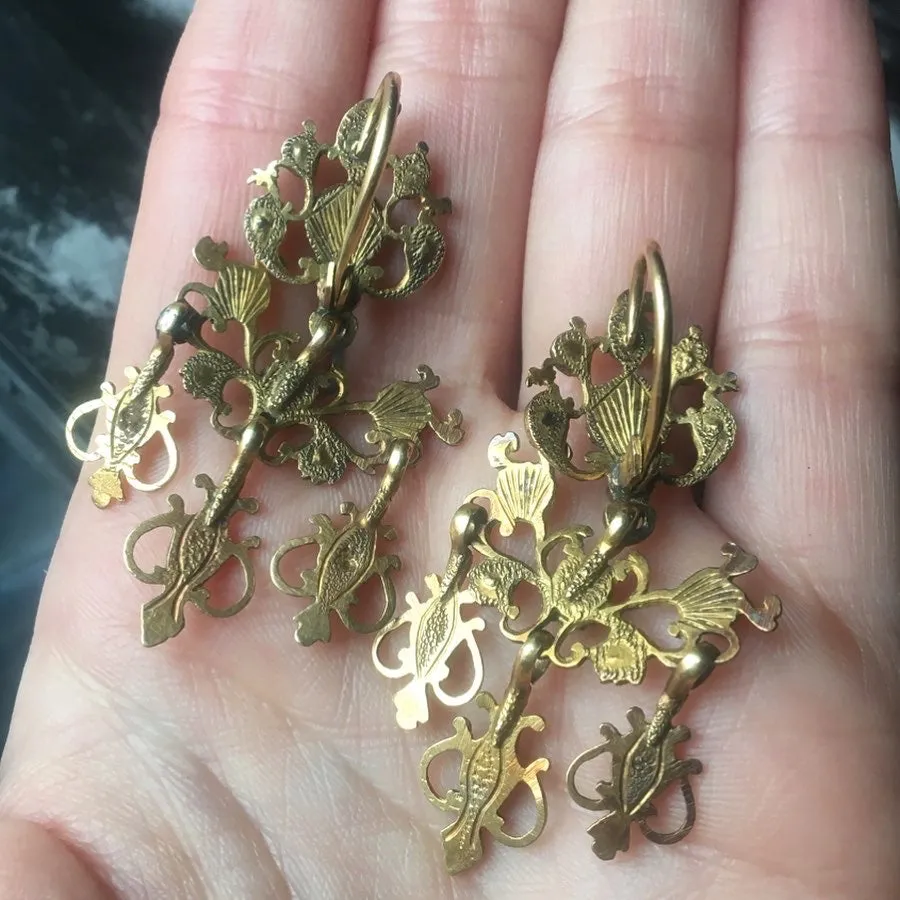 Exquisite Georgian Girandole Earrings