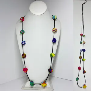 FICKLESTICKS Small Gumball Slider - BLACK WITH NEON CORD (NOT MULTI)