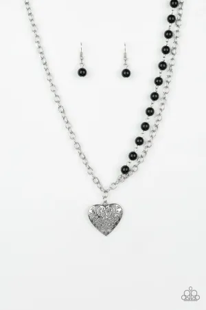 Forever In My Heart - Black Necklace