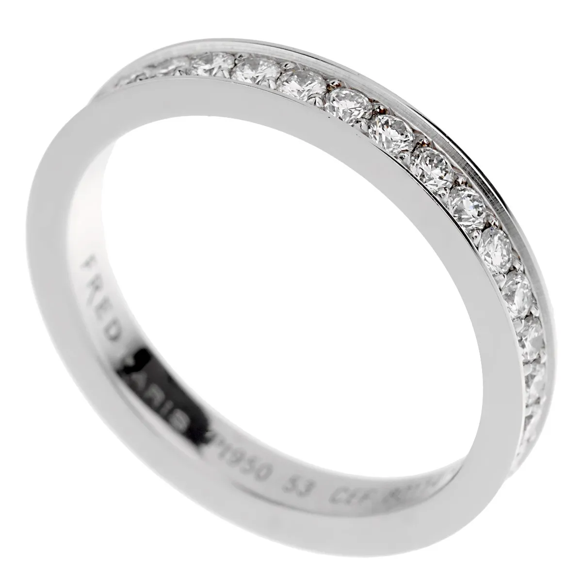 Fred of Paris Platinum Diamond Eternity Ring