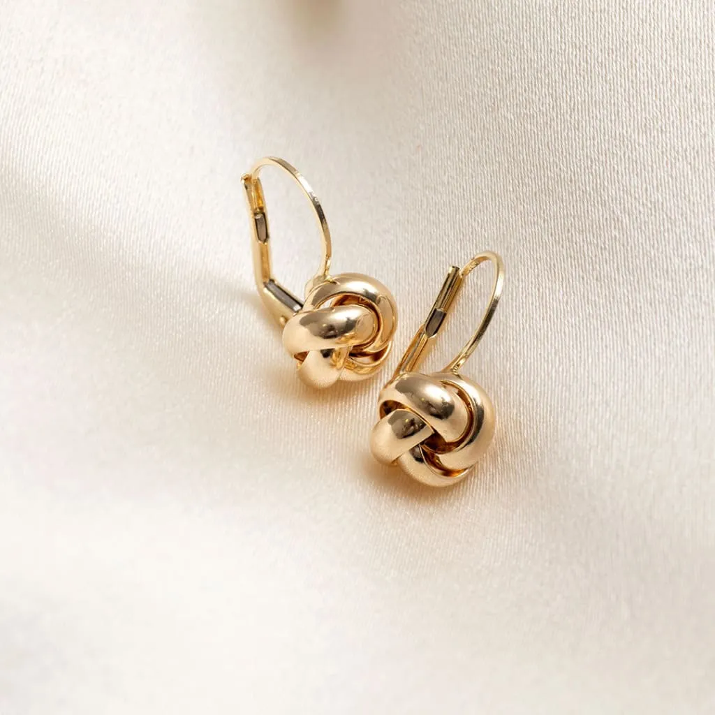 French Knot Earrings | 14ct Gold