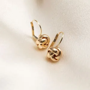French Knot Earrings | 14ct Gold