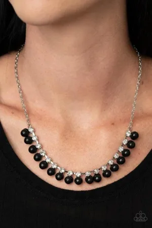 Frozen in Timeless - Black Necklace-Paparazzi