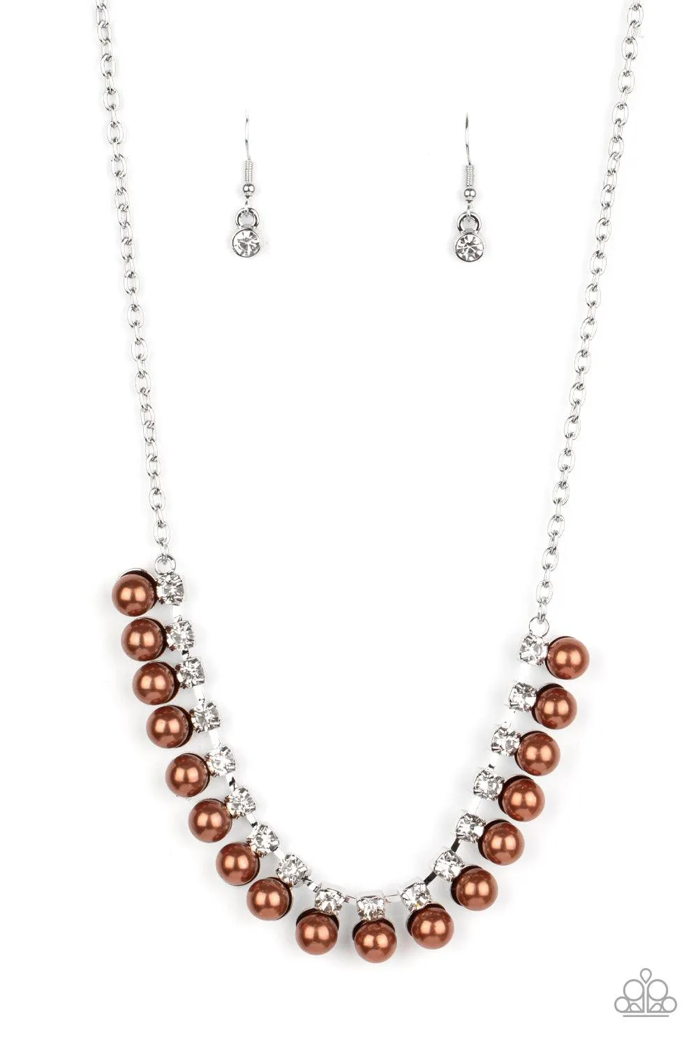 Frozen In TIMELESS-Brown Necklace-Paparazzi