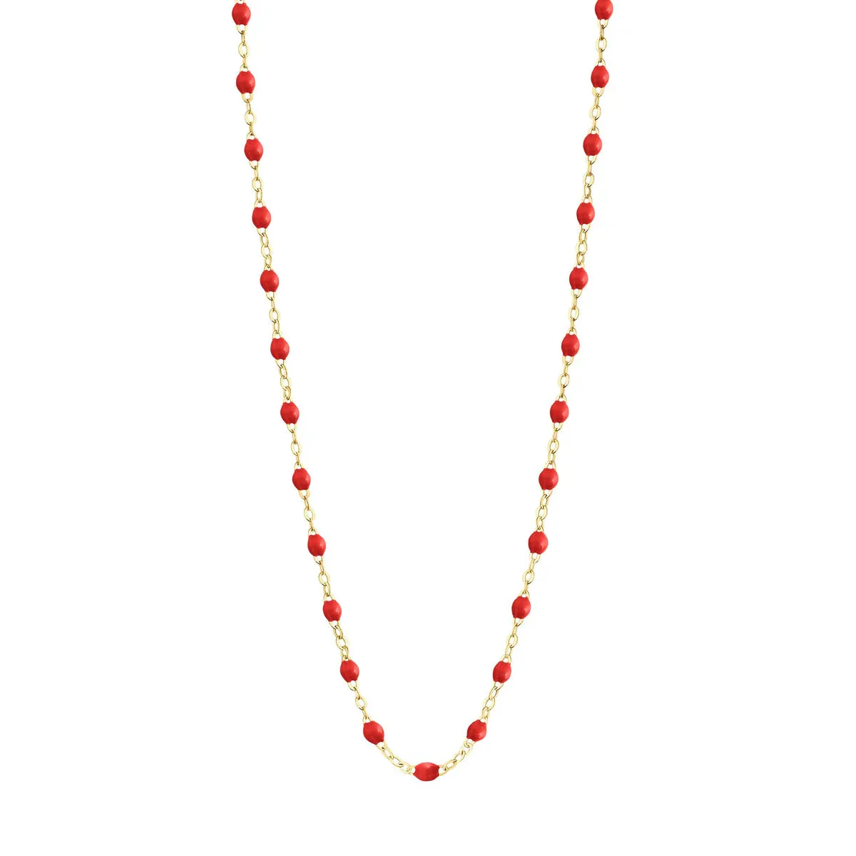 Gigi Clozeau Classic Necklace Poppy & Yellow Gold