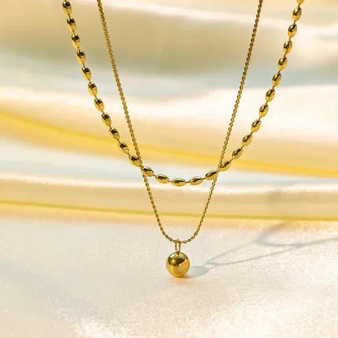 Gold Layered Chain Necklace