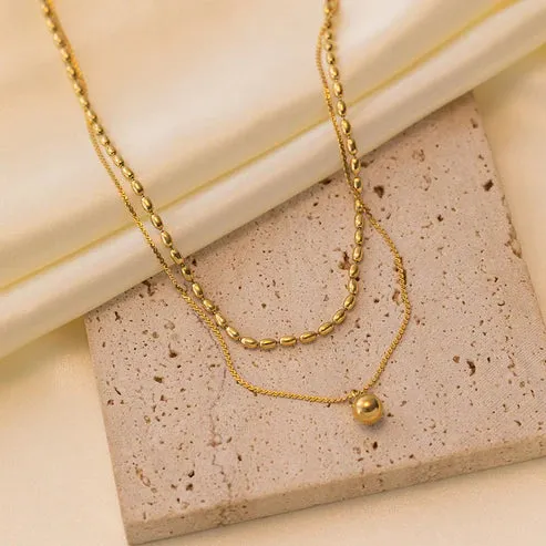 Gold Layered Chain Necklace