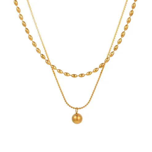 Gold Layered Chain Necklace
