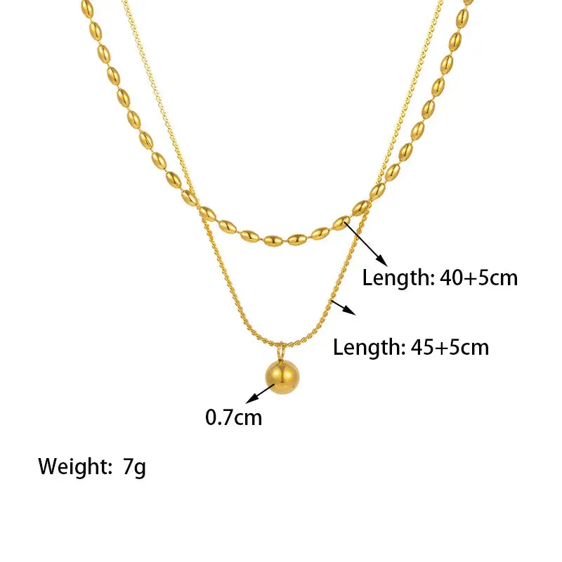 Gold Layered Chain Necklace