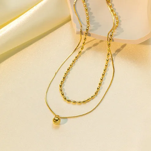 Gold Layered Chain Necklace