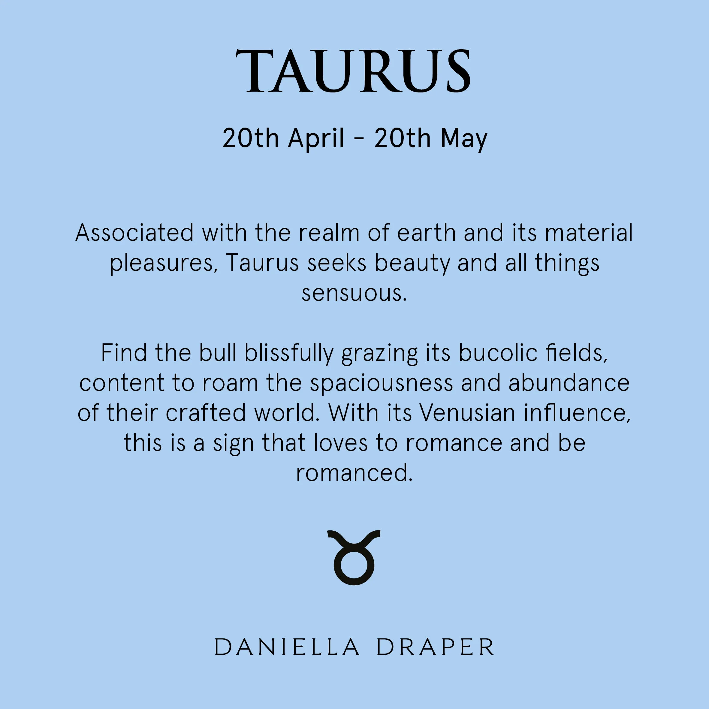 Gold Mini Taurus Horoscope & Diamond Birthstone Necklace