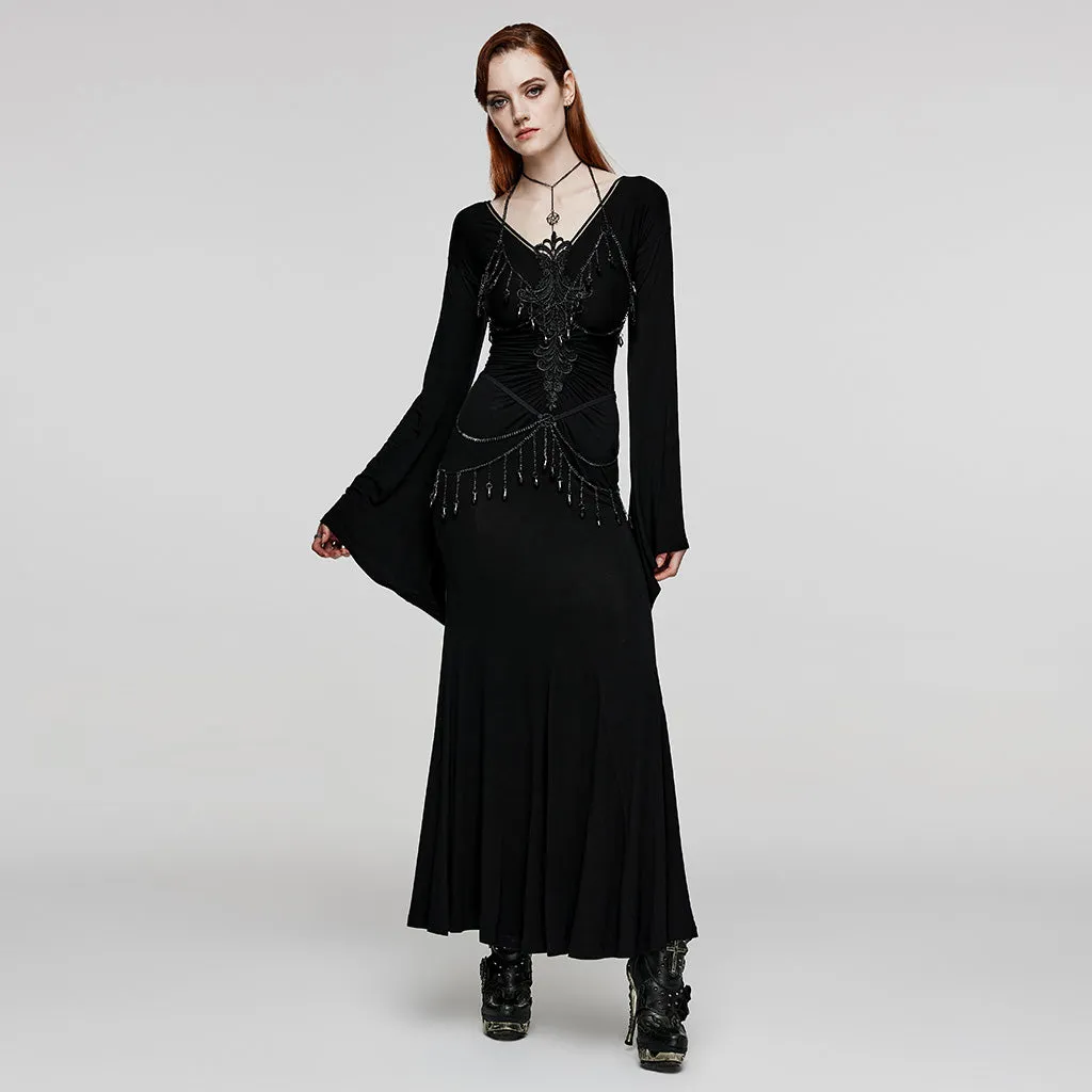 Goth crystal tassel chains WS-584LHF
