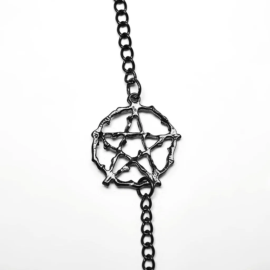 Goth crystal tassel chains WS-584LHF