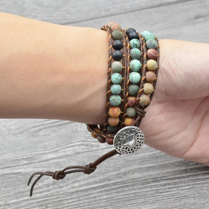 Handmade Bohemia Leather Bracelets
