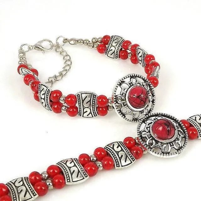 Handmade Charming 4 colours Natural stone Beads Strand Bracelets For Women