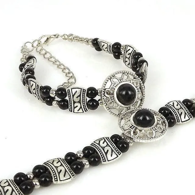 Handmade Charming 4 colours Natural stone Beads Strand Bracelets For Women