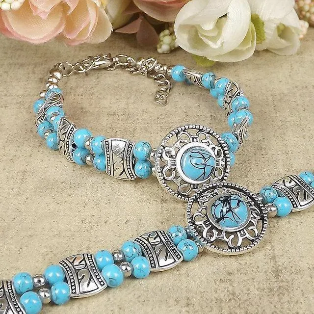 Handmade Charming 4 colours Natural stone Beads Strand Bracelets For Women