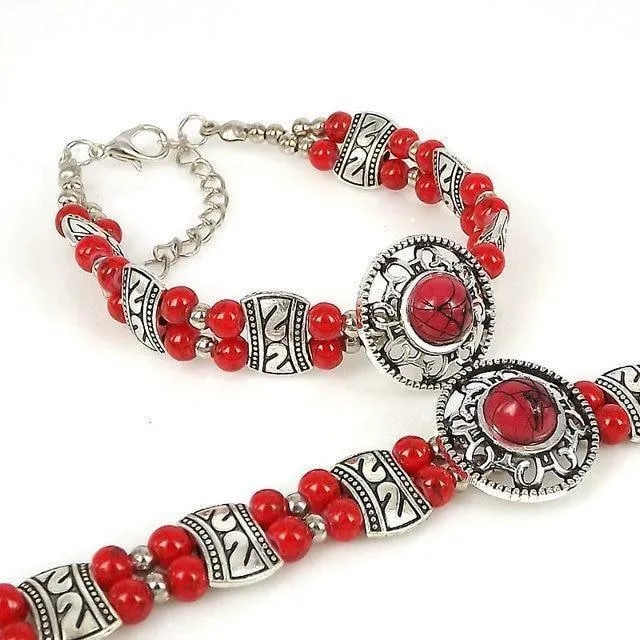 Handmade Charming 4 colours Natural stone Beads Strand Bracelets For Women