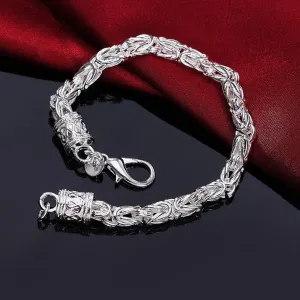 High Quality 925 sterling silver Charm Bracelet - Luxury Wedding Party Christmas Gifts Fashion Fine Jewellery