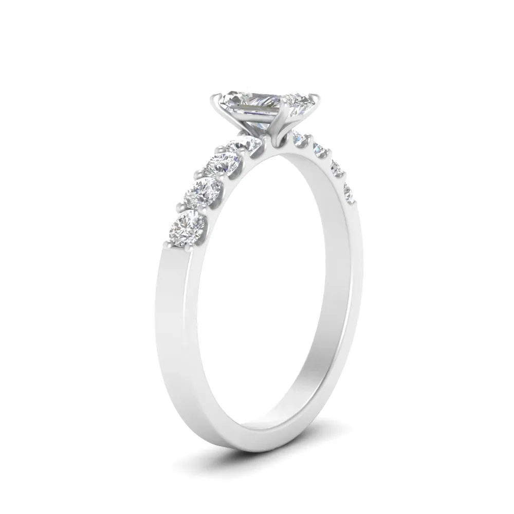 IGI Certified 1/2 - 5 Carat Lab Grown Diamond U Prong Women Engagement Ring 14K Gold