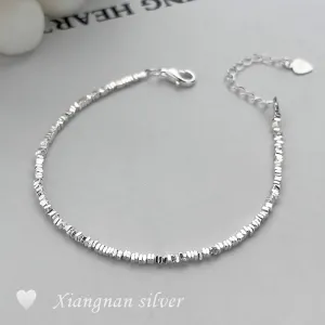 INS 925 Sterling Silver Triangle Women's Stylish Bracelet