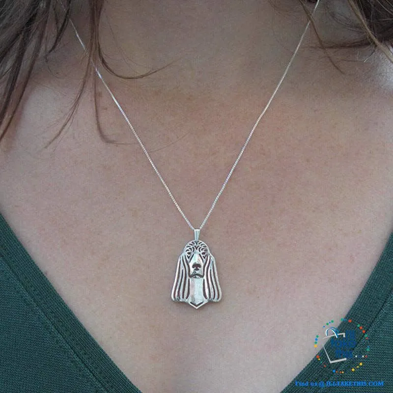 Irish Setter Lovers' a unique designed Pendant in Gold, Silver or Rose Gold Plating   BONUS Necklace