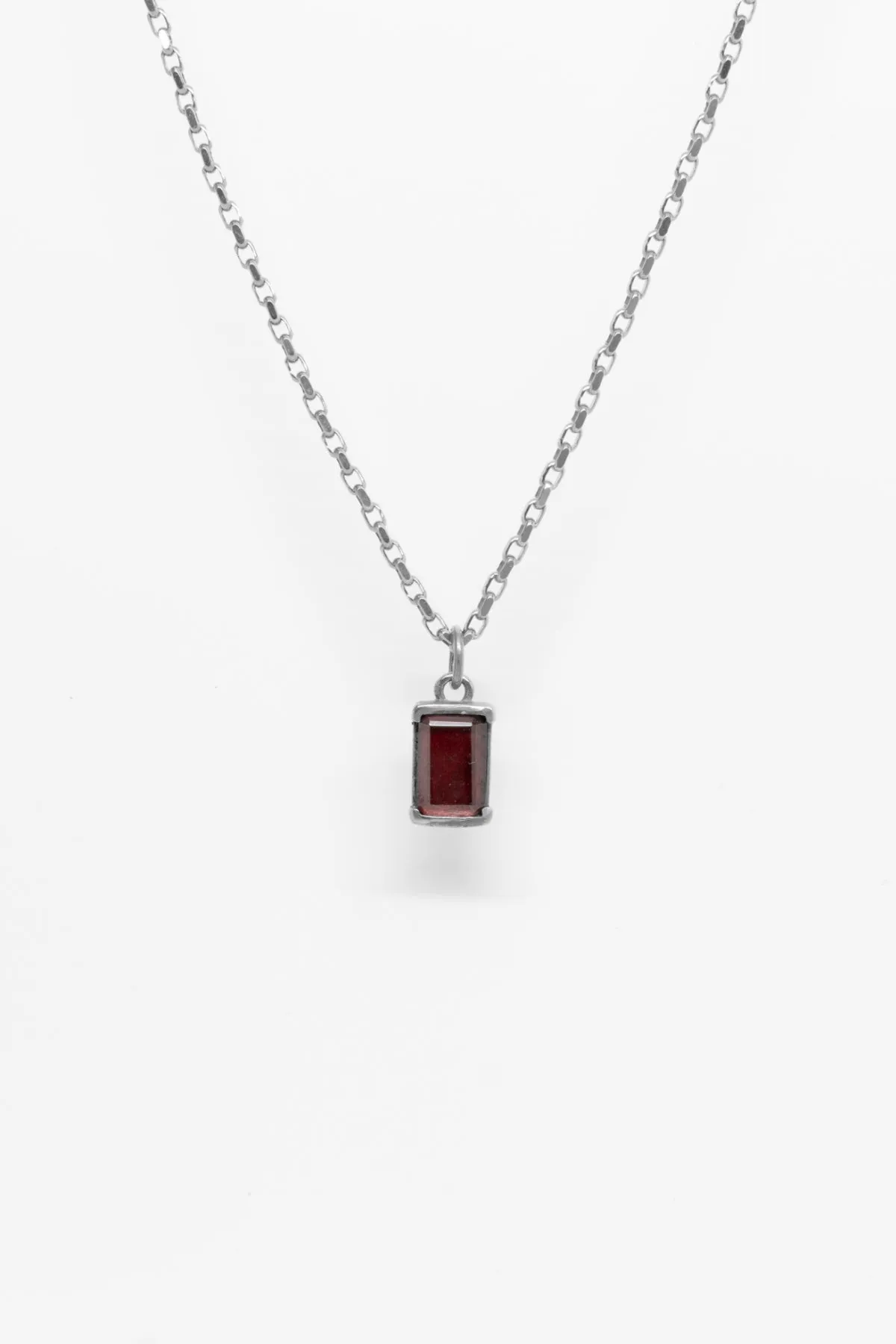 Karst Pendant Red Garnet