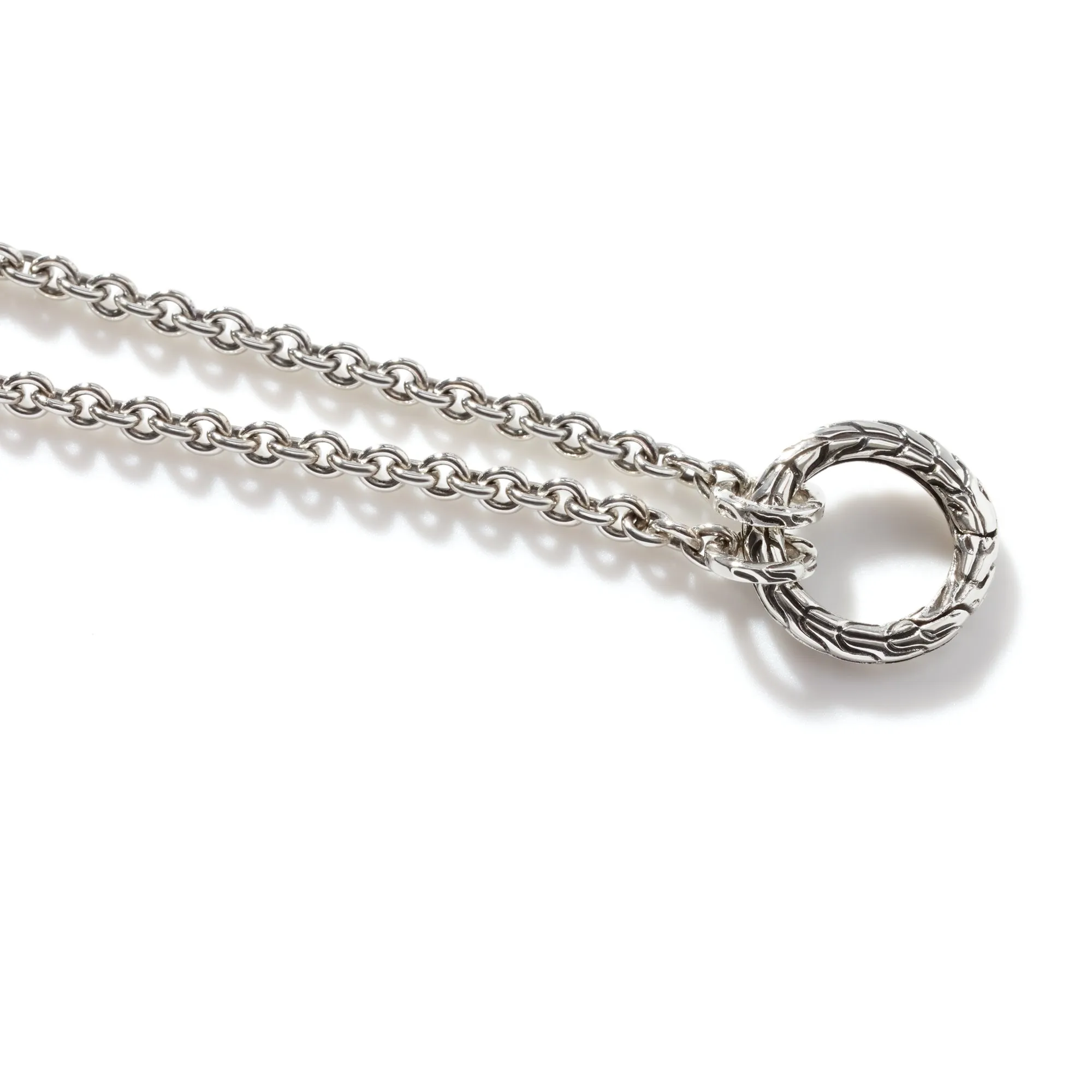 Keyring Necklace, Sterling Silver, 2.45 MM|NB90448