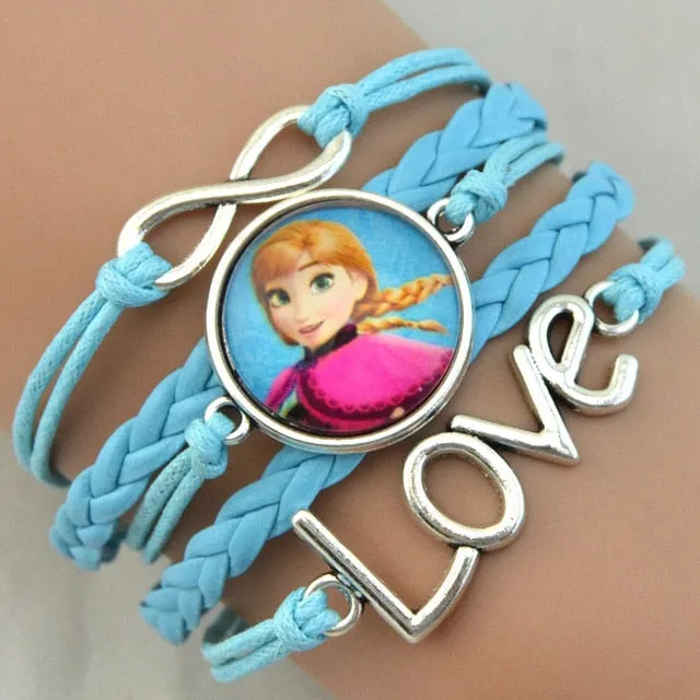 Kid Girls Heart Charm Bracelet