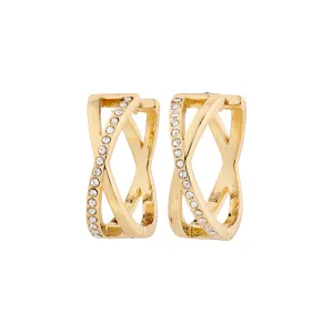 KIRA earrings gold-plated