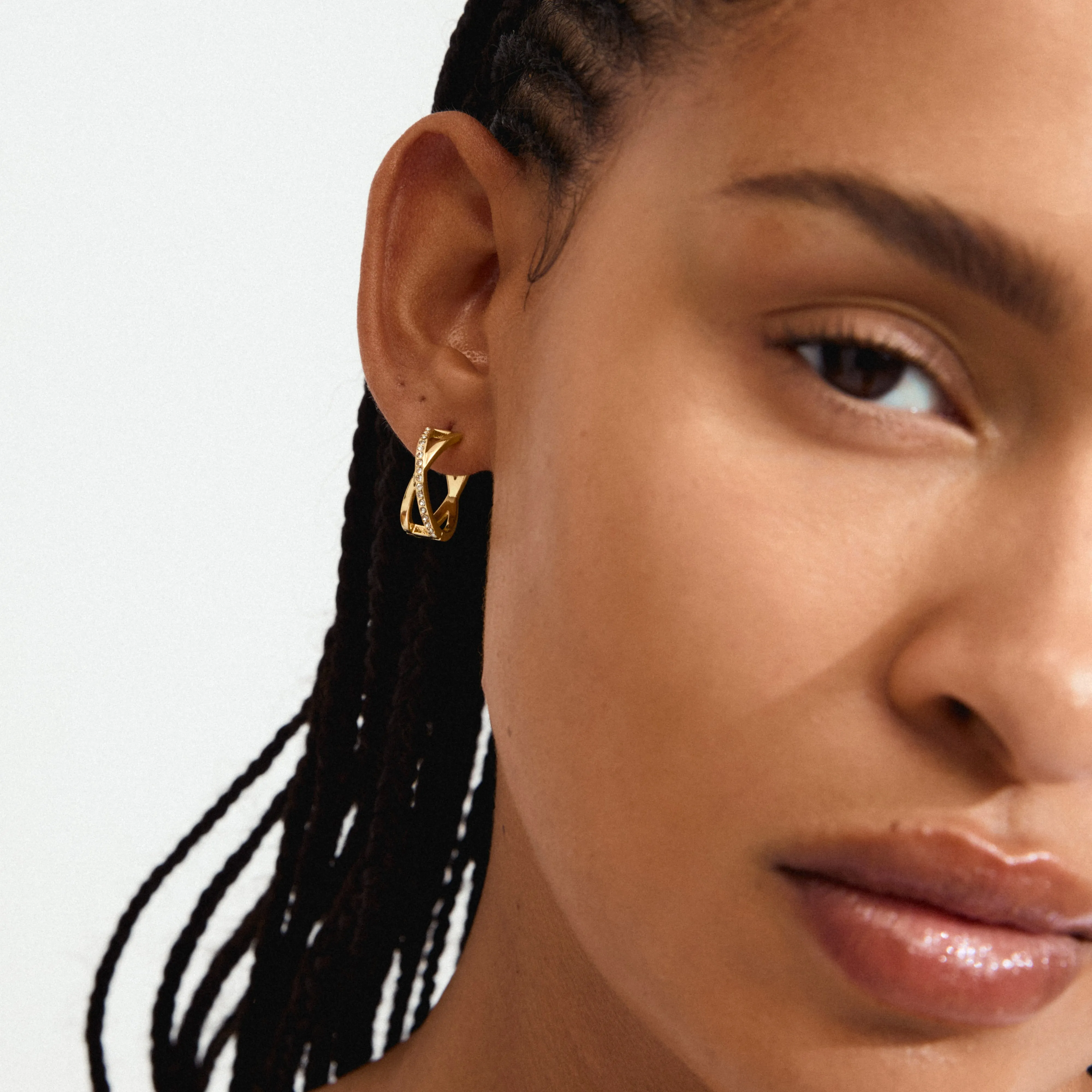 KIRA earrings gold-plated