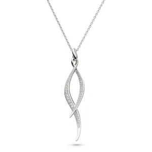 Kit Heath Entwine Twine Twist Pave Necklace