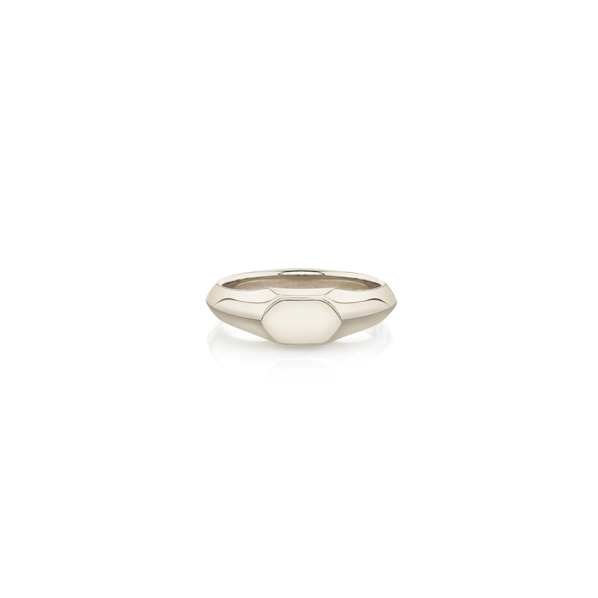 Knife Edge Signet Ring