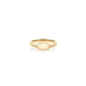 Knife Edge Signet Ring