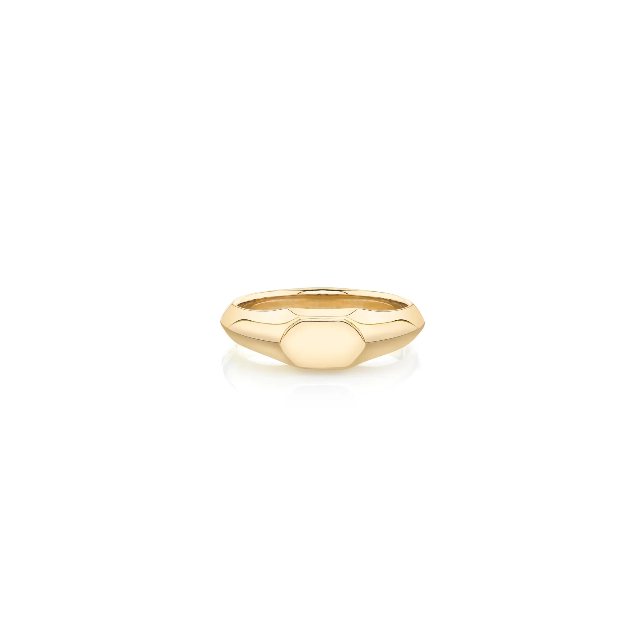 Knife Edge Signet Ring