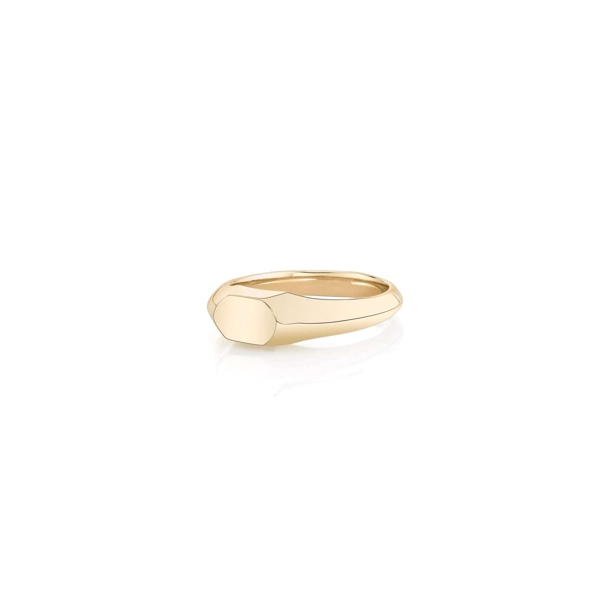 Knife Edge Signet Ring