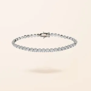 Lab Created 14K Gold Diamond Tennis Bracelets