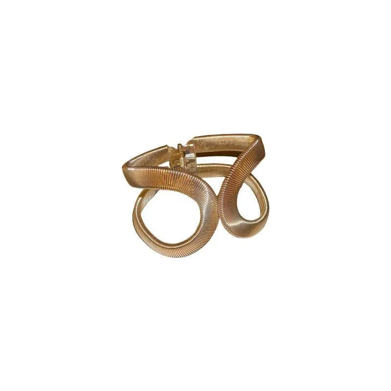 Ladies Boho Wide Line Cuff Open Bracelet Punk Cool Psycho Shiny Ring Bracelets -  Adjustable Jewellery